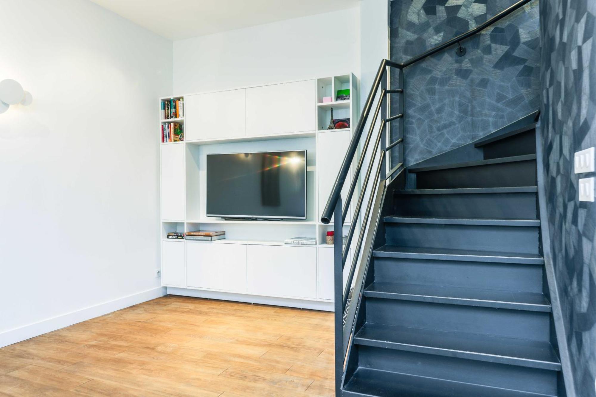 Bastille - Elegant Duplex Loft -6p Appartamento