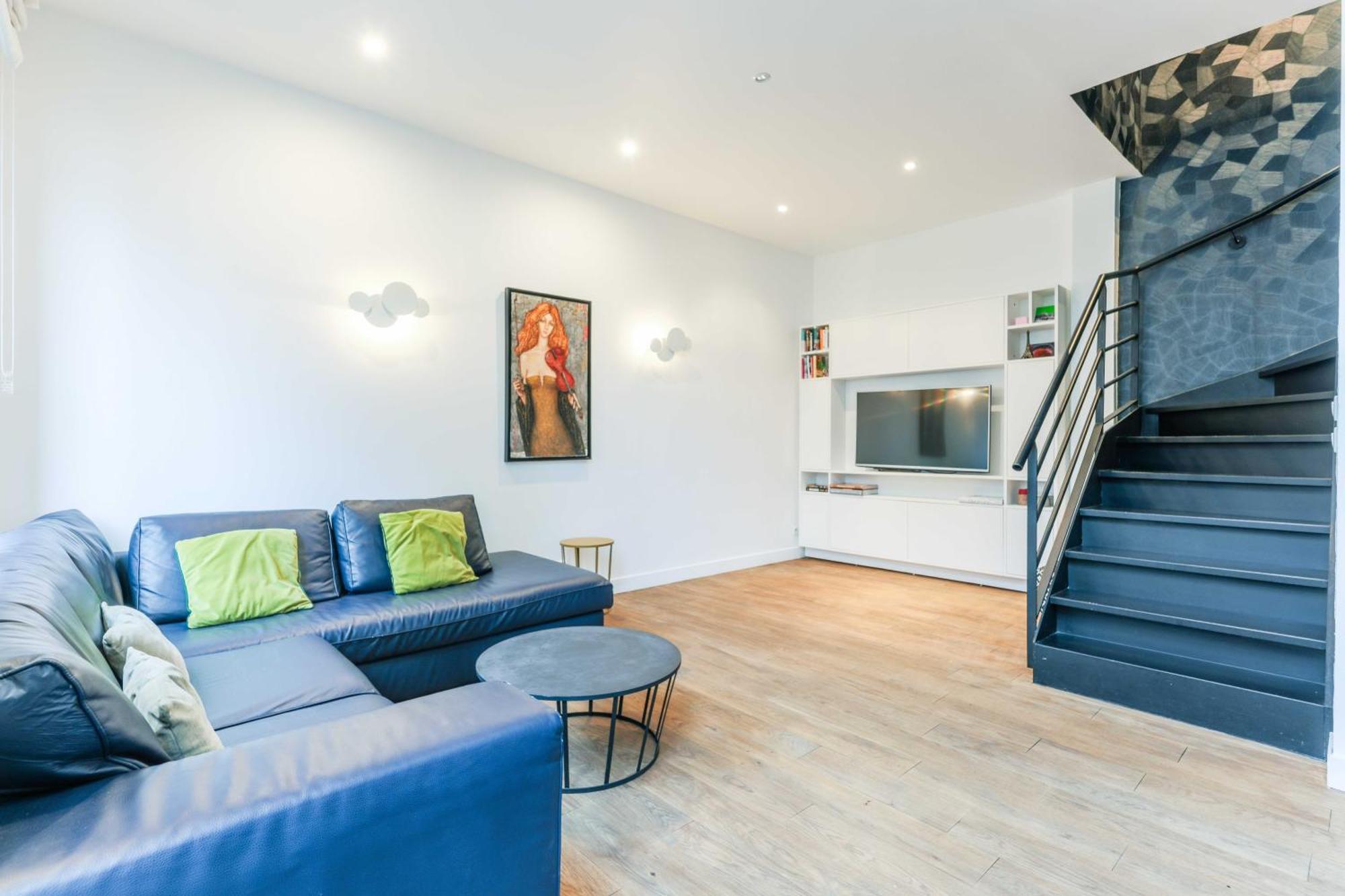Bastille - Elegant Duplex Loft -6p Appartamento *